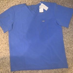 NWT Blue FIGS Scrub top
